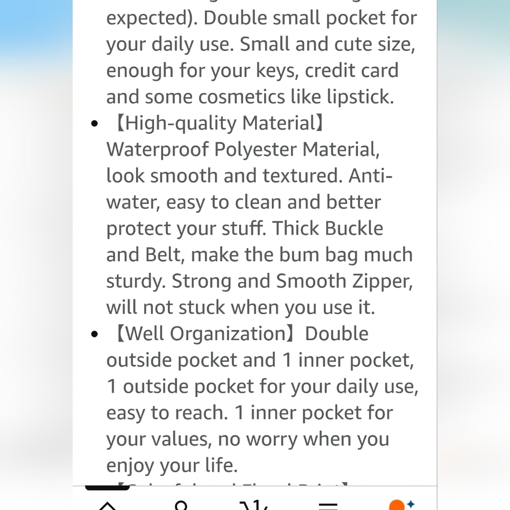 Small Belt bag, Fanny Pack, or Crossbody - Picture 13 of 13
